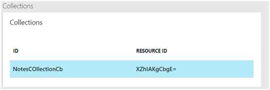 create the Collection